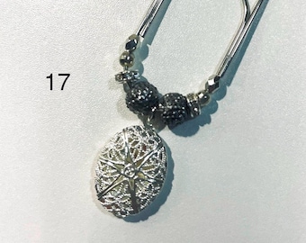 Journal Paper Clips with Charms - Silver