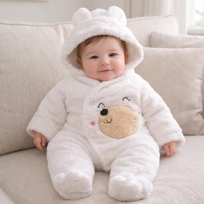 Baby Chic Hooded Jumpsuit