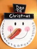 Snowman COUNTDOWN to Christmas Wall Hanging ADVENT Calendar 