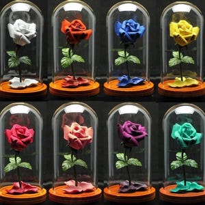 Leather rose leather flower third 3rd leather anniversary wedding gift for her and couple rose 9th anniversary gift