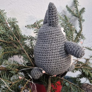 Handgjord Totoro Virkad Amigurumi Gosedjur - Studio Ghibli bild 4
