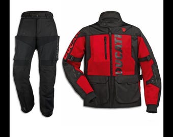 Ducati C1 Cordura Motorcycle Suit – CE Armored, Waterproof Touring Gear