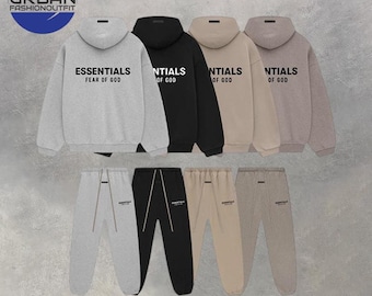 Essentials Trainingsanzug-Set Hoodie & Jogginghose | Oversized Hoodie Jogger