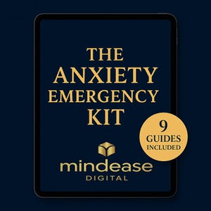 Anxiety Emergency Kit Printable PDF – Panic Relief & Stress Management Workbook
