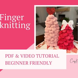 Videotutorial y patrón para tejer un árbol de Navidad (descarga digital)