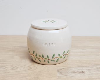 Custom Ceramic Pet Urn for Ashes: Hand Thrown Keepsake with Olive Wreath, Personalized  Memorial
