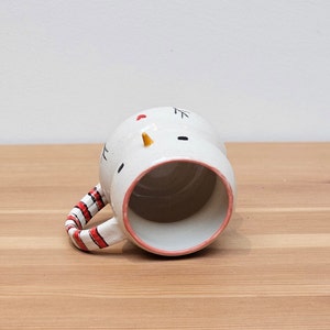 Snowman Mugs | Handmade pottery Mugs | Handmade Christmas Gift | Coffee Lovers | Handcrafted Mugs
