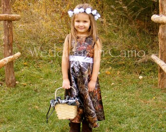 realtree camo flower girl dresses