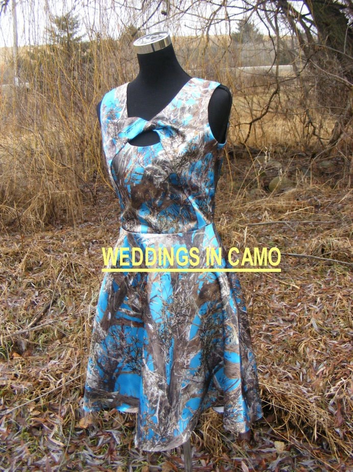 blue camo wedding dress Vara Satin Maxi Wrap Dress - Dusty Blue