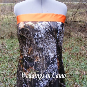 CAMO dress LONG camo dress with banded top