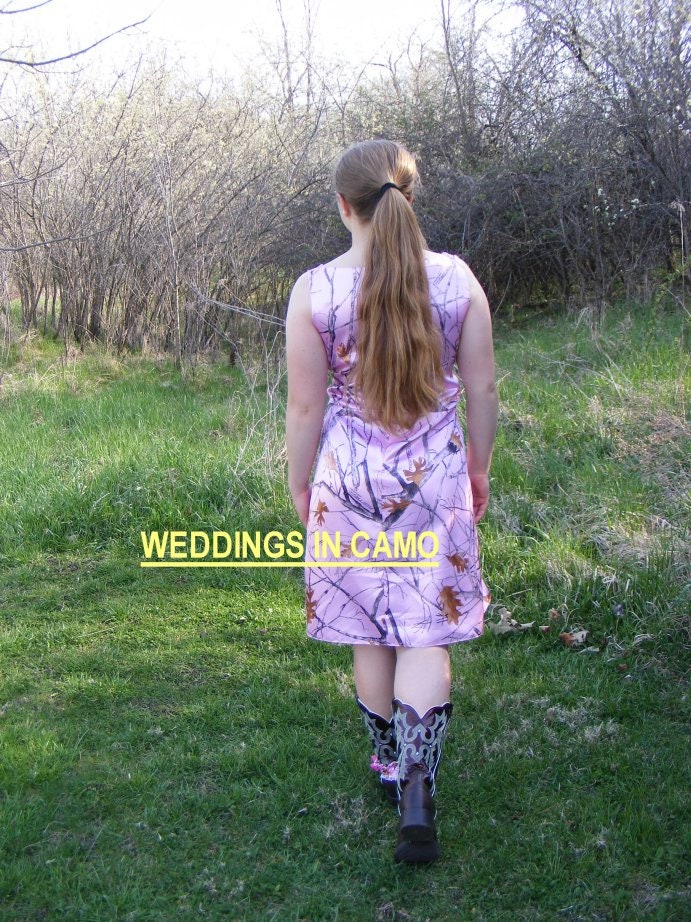 CAMO dress Short CAMO dress+Camo Bridesmaid