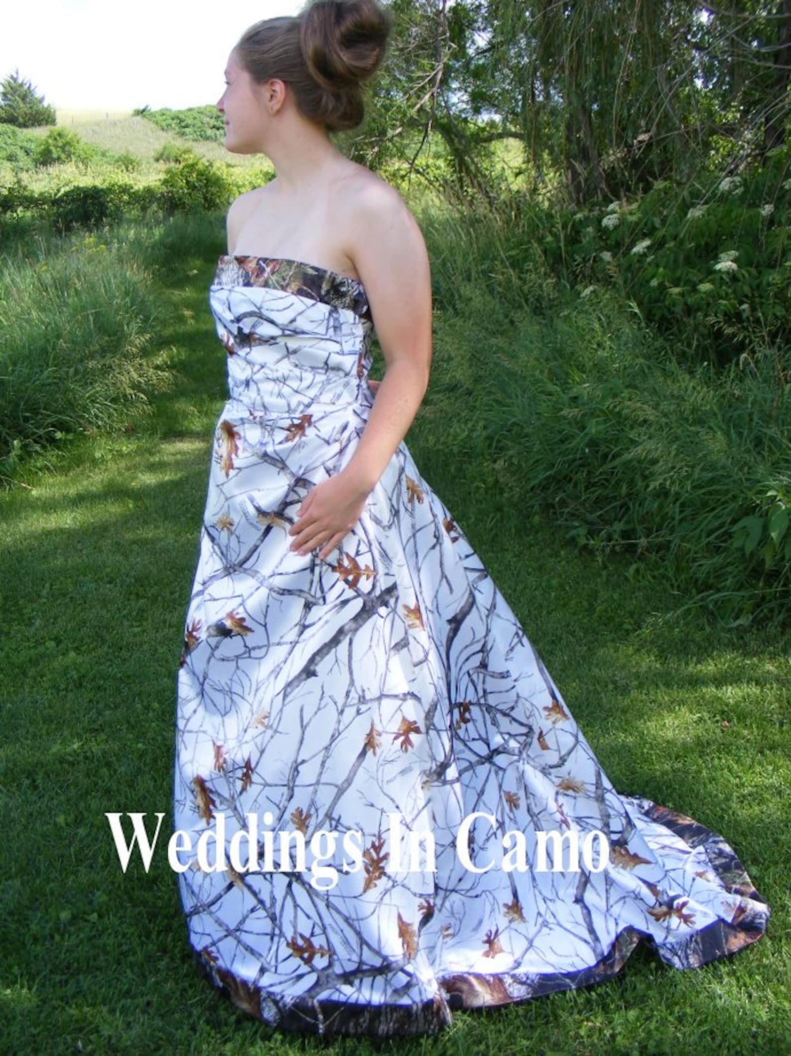 Camo Wedding Dress Corset Back Snow and Mossy Oak - Etsy Camo Wedding Dress Corset Back Snow and Mossy Oak - Etsy