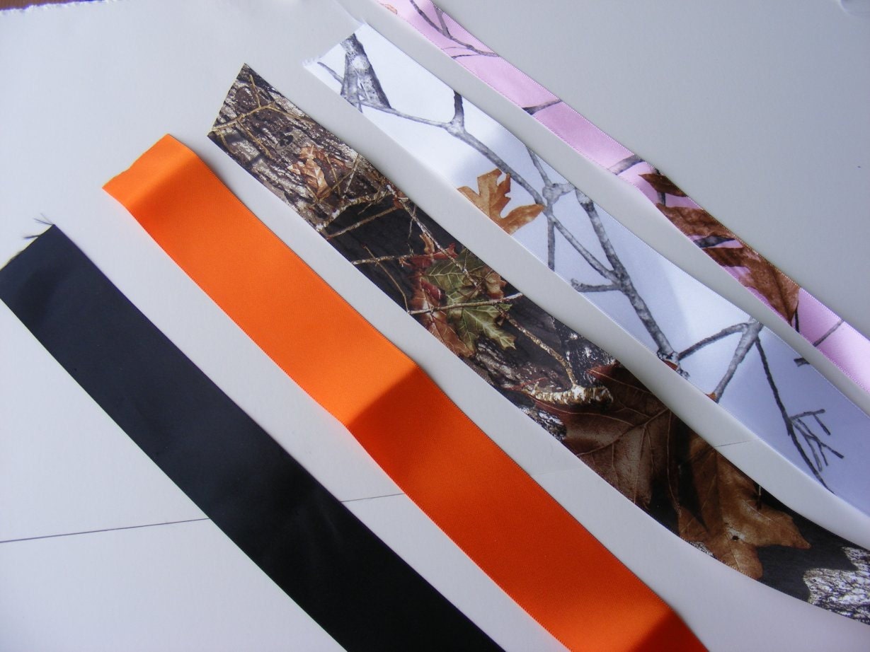 Camo Ribbon Single Layer Ribbon Trimmed Veil - Etsy