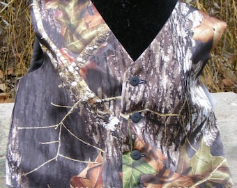 Chaleco CAMO para niños a juego con nuestro chaleco para hombres TODOS LOS COLORES Hecho a medida