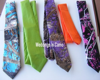Boy&#39;s CAMO Necktie and Men&#39;s CAMO +ALL  Custom Made