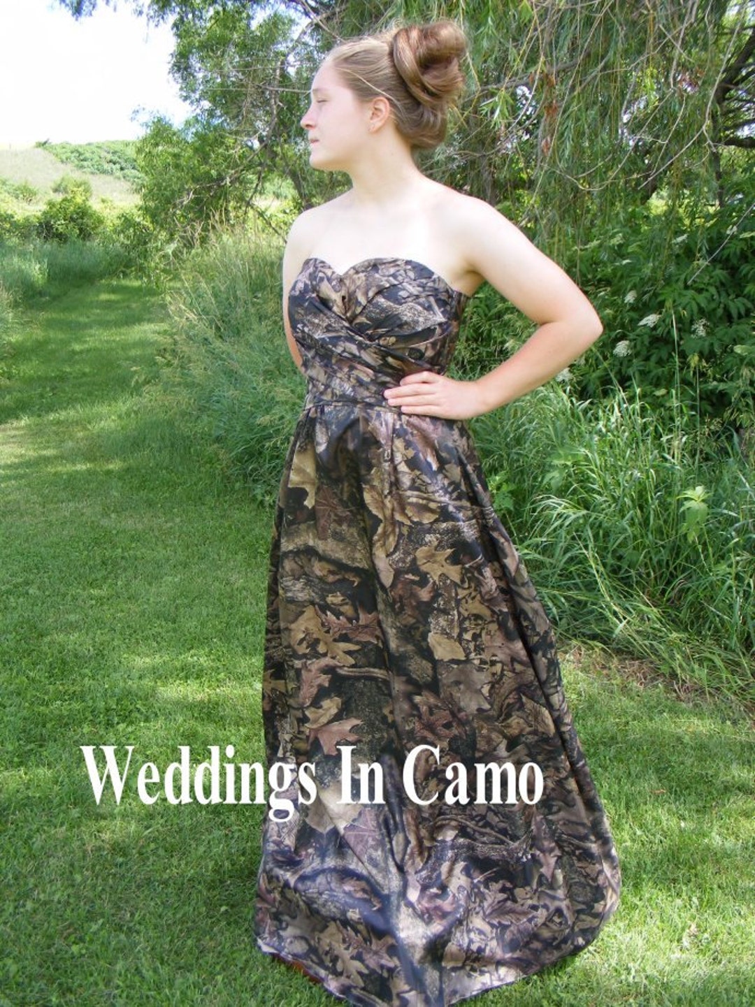 white christmas dresses Camo wedding dress sizes 16 to 24 – Weddings in Camo main image 0