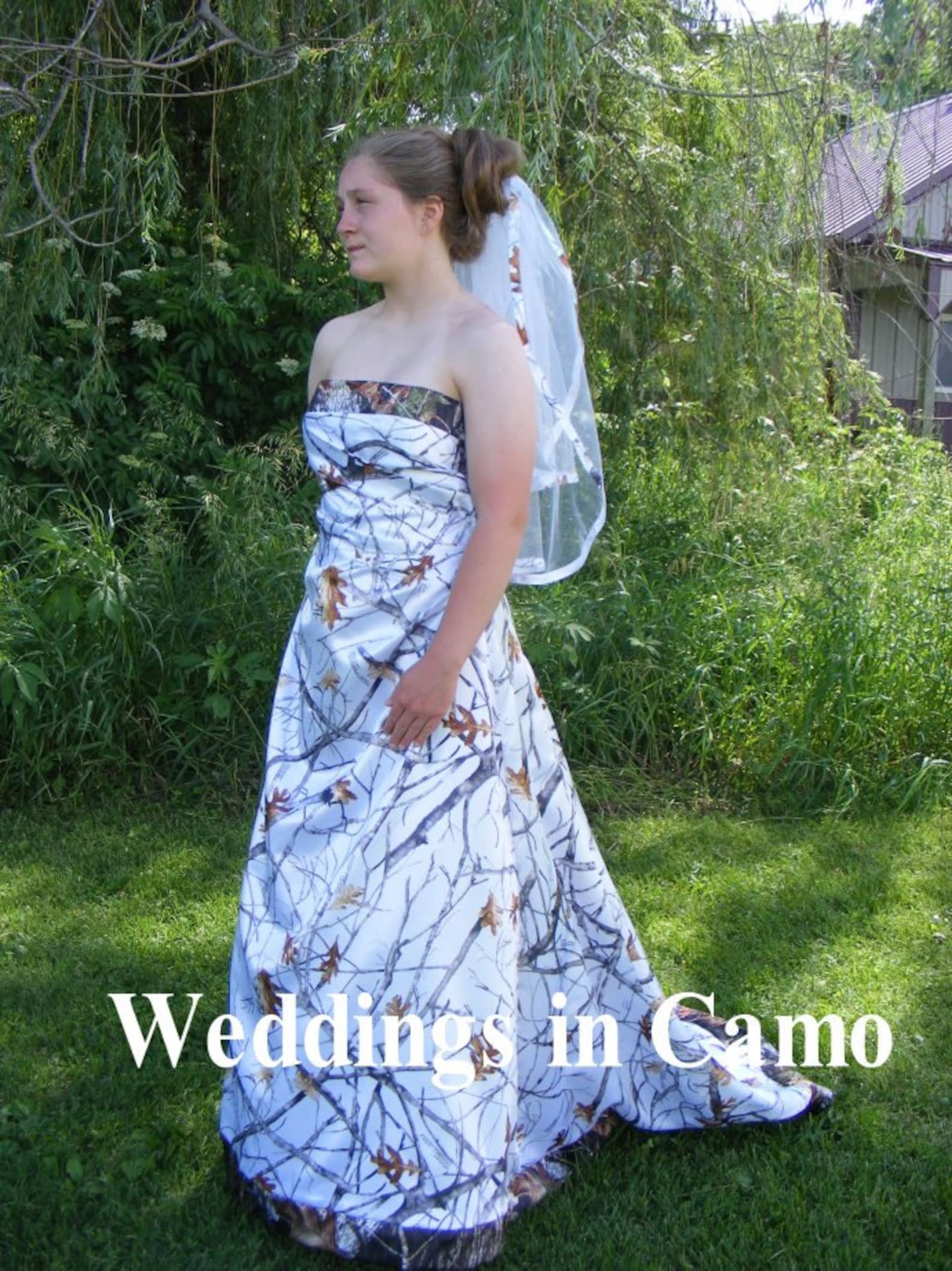 Camo Wedding Dress Corset Back Snow and Mossy Oak - Etsy Camo Wedding Dress Corset Back Snow and Mossy Oak - Etsy