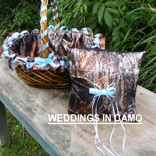 Camo Wedding Pillow Etsy