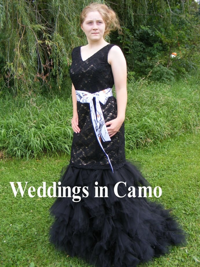 Camo sashes for wedding dresses hotsell
