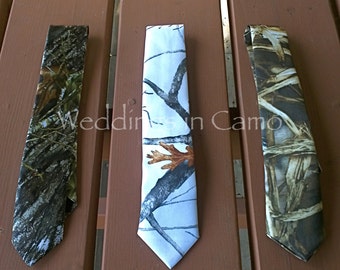 BOYS CAMO Tie or MENs +ALL Colors Custom Made