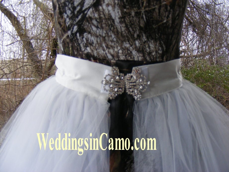CAMO COLORS Tulle Princess Skirt With 