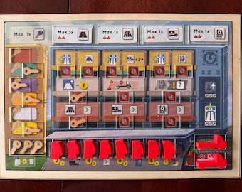 Conjunto de 4 sobreposições para o jogo de tabuleiro Autobahn