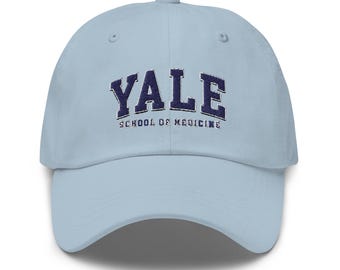 Yale University School of Medicine College Embroidered Vintage Design Unisex Hat Cap Dad Snapback