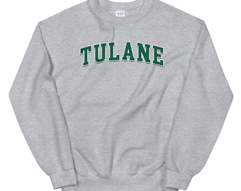 Tulane Universität Vintage Design Sweatshirt