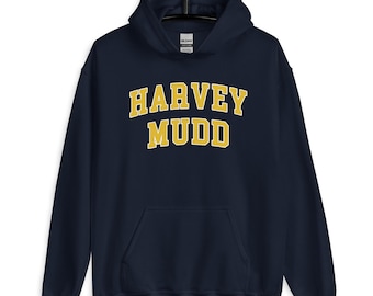 Harvey Mudd Vintage Design Unisex Hoodie Hooded Sweatshirt