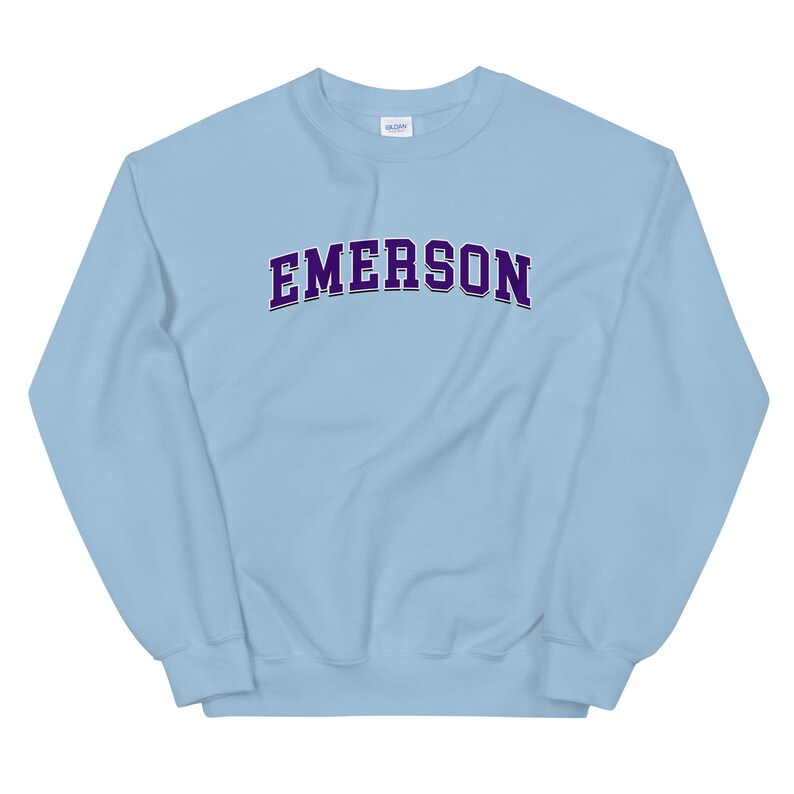 Emerson College Vintage Design Logo Crewneck Sweatshirt