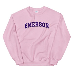 Emerson College Vintage Design Logo Crewneck Sweatshirt