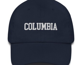 Columbia University Embroidered Varsity Design Unisex Hat Cap Dad Varsity Snapback
