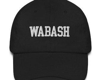 Casquette unisexe brodée universitaire Wabash College Varsity Snapback