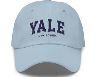 Yale University Law School College Embroidered Vintage Design Unisex Hat Cap Dad Snapback