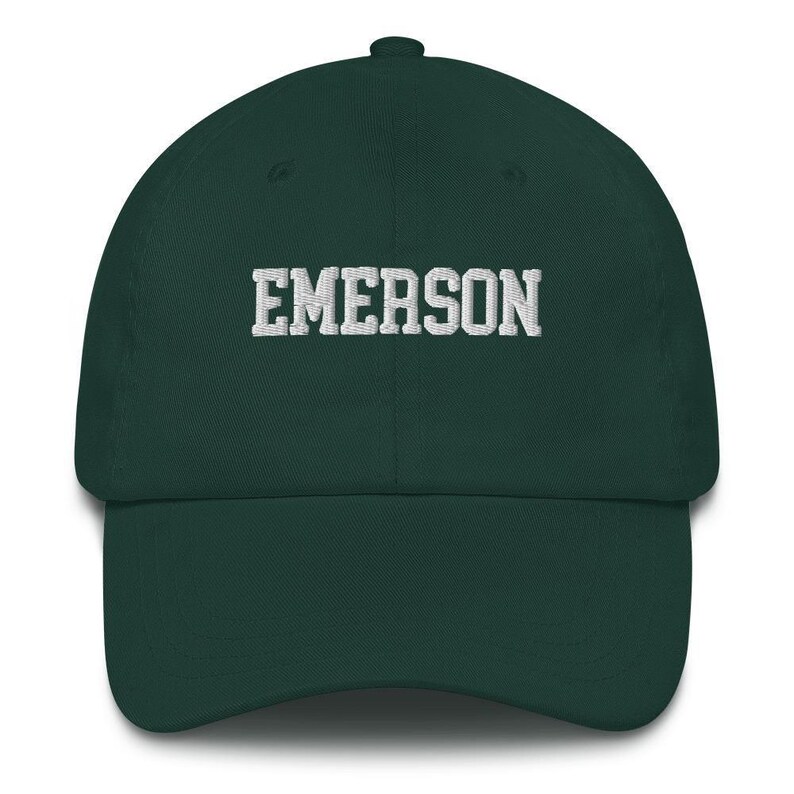 Emerson College Embroidered Varsity Design Unisex Hat Cap Dad Varsity Snapback