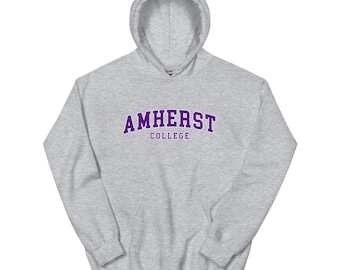 Amherst College Vintage Design Unisex Hoodie Hooded Sweatshirt