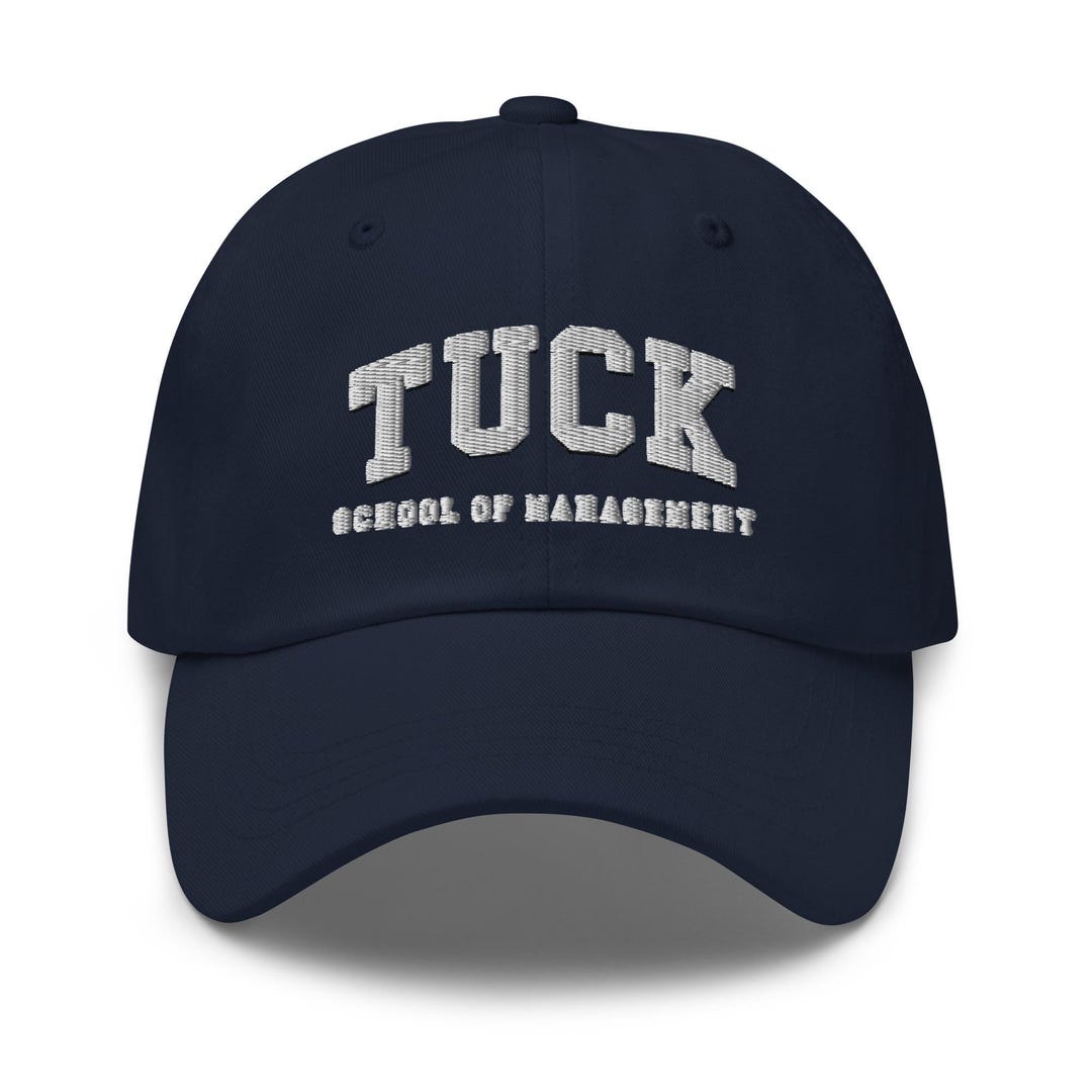 Tuck Rapper Cap Tuck University School of Management College Embroidered Vintage Design ...