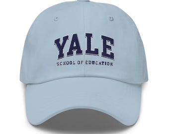 Yale University School of Education College Embroidered Vintage Design Unisex Hat Cap Dad Snapback