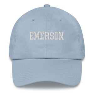 Emerson College Embroidered Varsity Design Unisex Hat Cap Dad Varsity Snapback