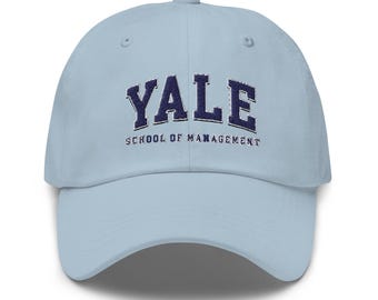 Yale University School of Management College Embroidered Vintage Design Unisex Hat Cap Dad Snapback