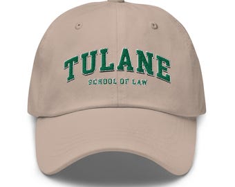 Tulane University School of Law College Embroidered Vintage Design Unisex Hat Cap Dad Snapback