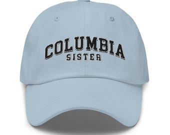 Columbia University zus geborduurd vintage design unisex hoed pet papa snapback