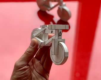 paperbikes v1 - PRINTED ORIGINAL papercraft model kit