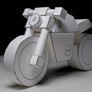 Paperbikes v101 - PDF Artisanat de moto inspiré des monstres Ducati
