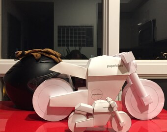 LARGE pdf model kit - M101 - Ducati Monster papercraft