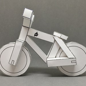 PDF - paperbikes v1 - papercraft bike  - mountain bicycle MTB