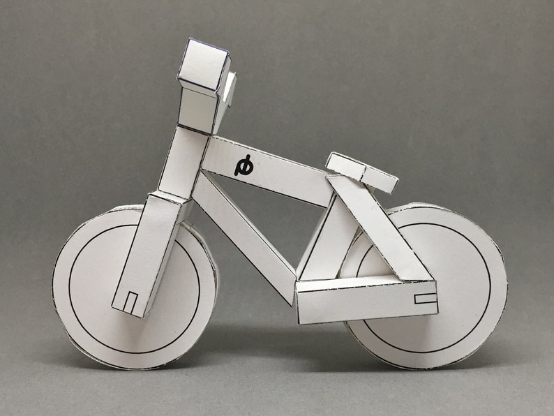 PDF paperbikes v1 papercraft bike mountain bicycle MTB image 1
