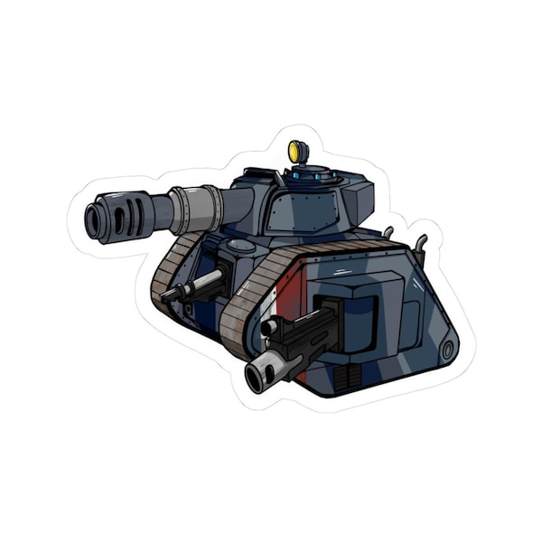 Chibi Warhammer 40k Leman Russ Battletank Krieg | Kiss-cut Sticker