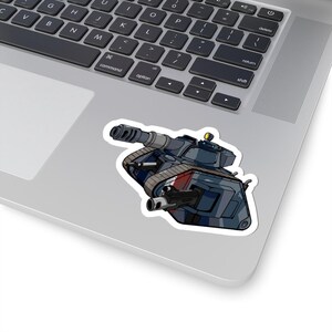Chibi Warhammer 40k Leman Russ Battletank Krieg | Kiss-cut Sticker image 5