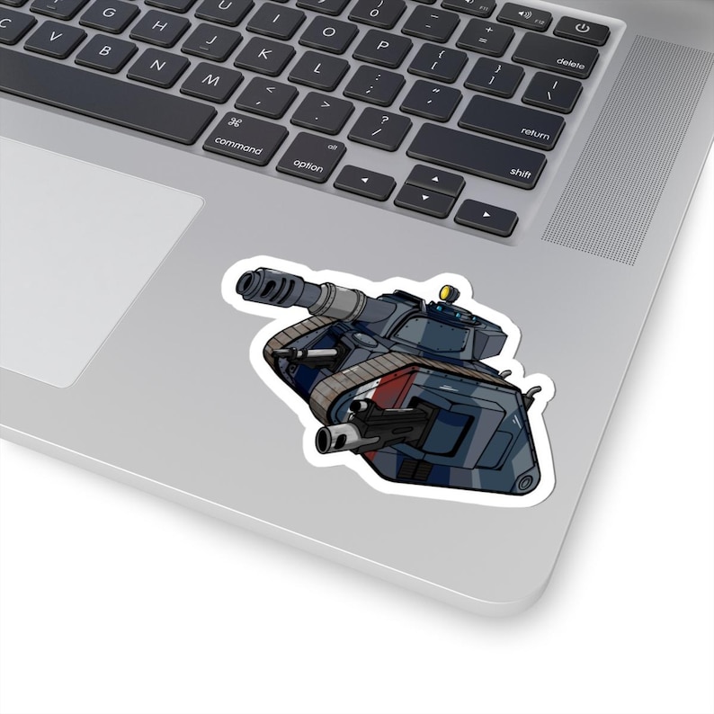 Chibi Warhammer 40k Leman Russ Battletank Krieg | Kiss-cut Sticker image 5